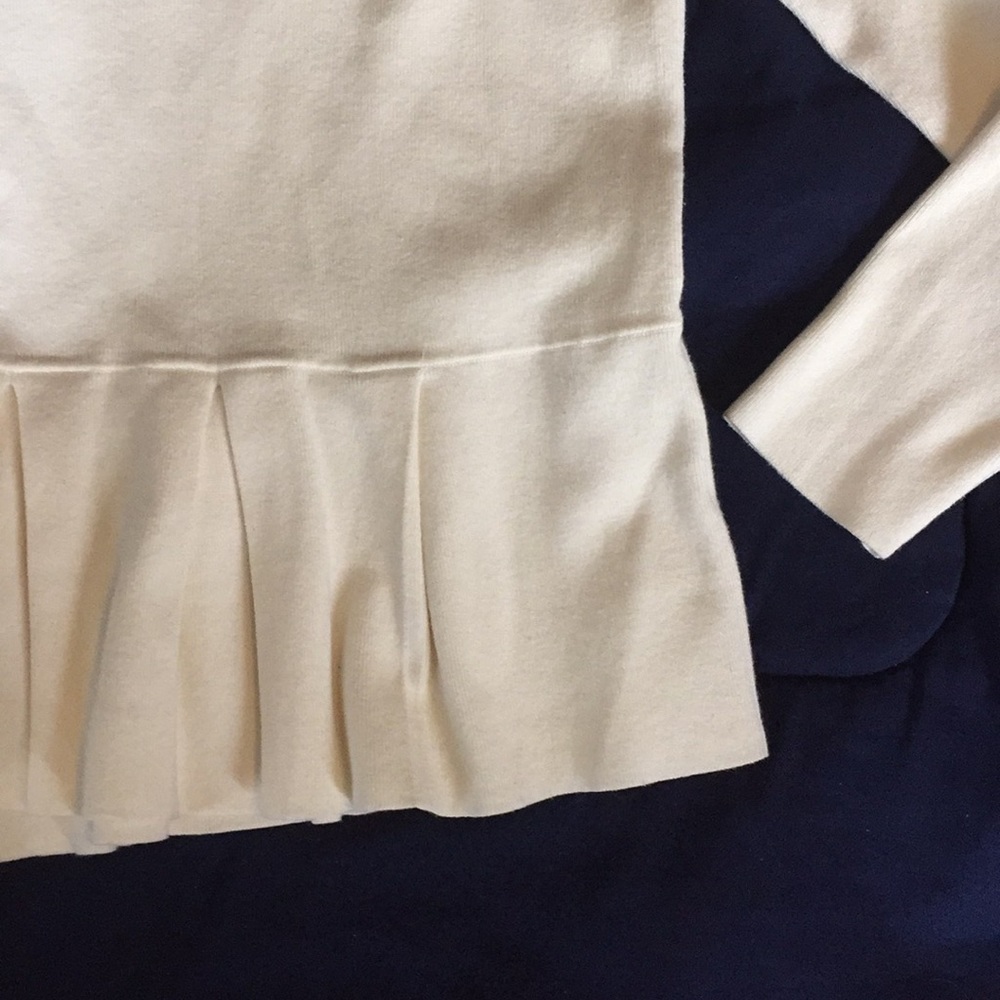 Banana Republic Ruffle Bottom Sweater - Picture 2 of 3